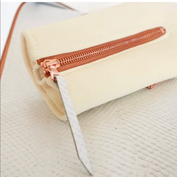 Ellery Genuine Runway Cream Leather Rose Gold-tax right off soon - Picture 4 of 9